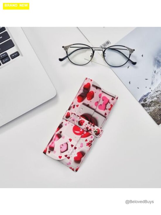 Leather Glasses Case Sunglasses Pouch Eyeglass Case Valentine\'s Day main image 6